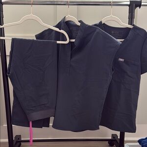 Figs Night Sky Scrub Set XS